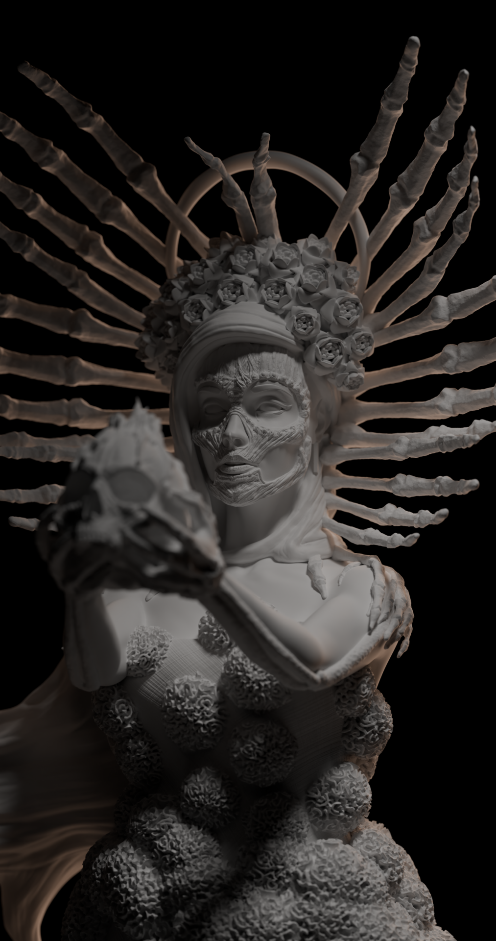 Collectible Catrina figures