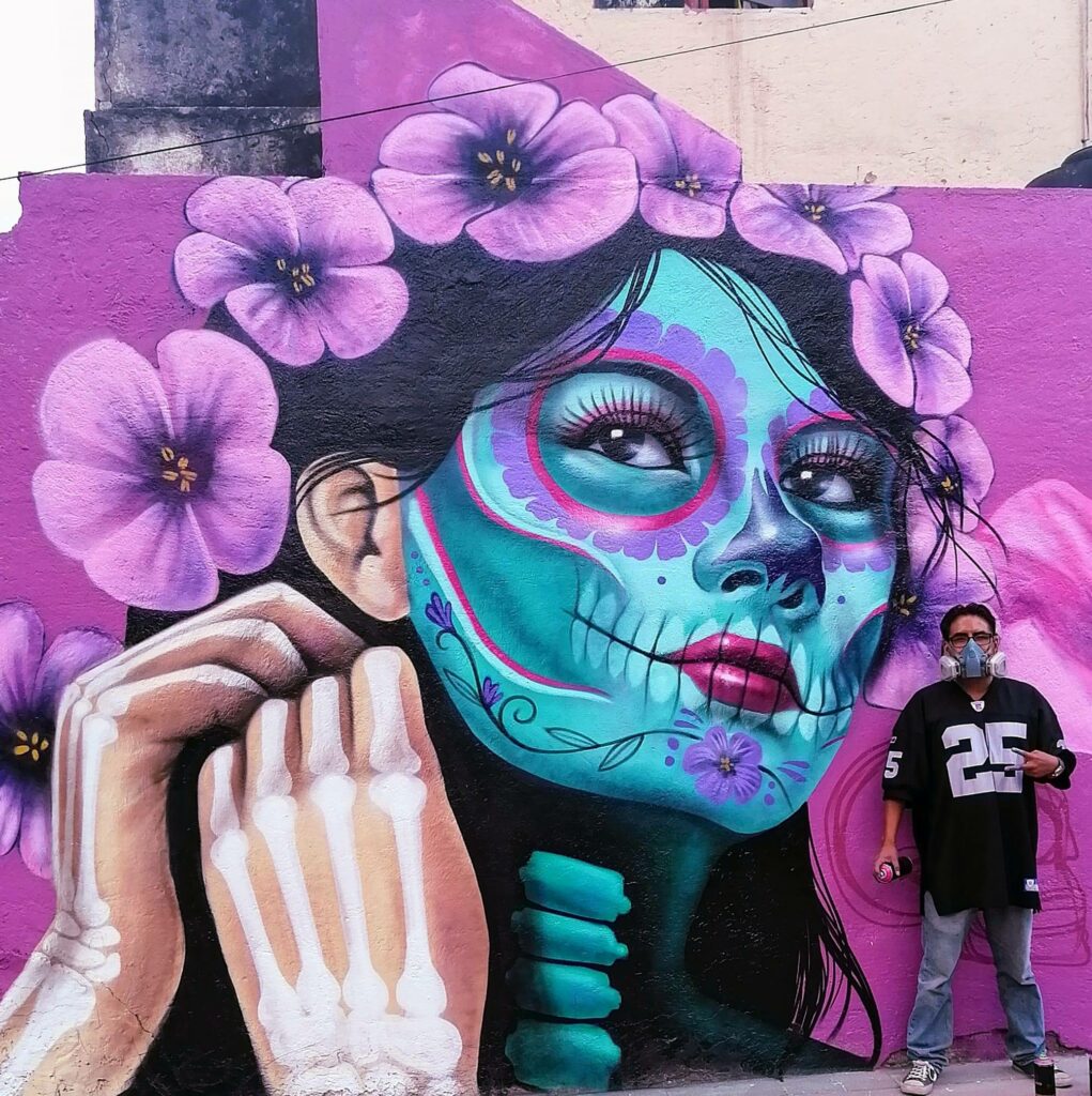 Street Art Catrina