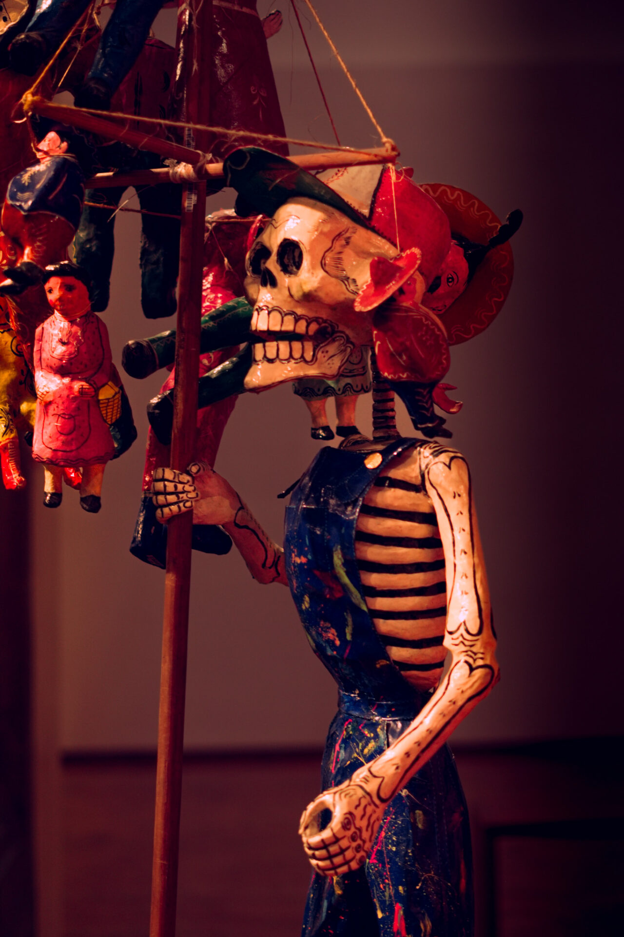 Folk art pieces featured in the Citibanamex altar