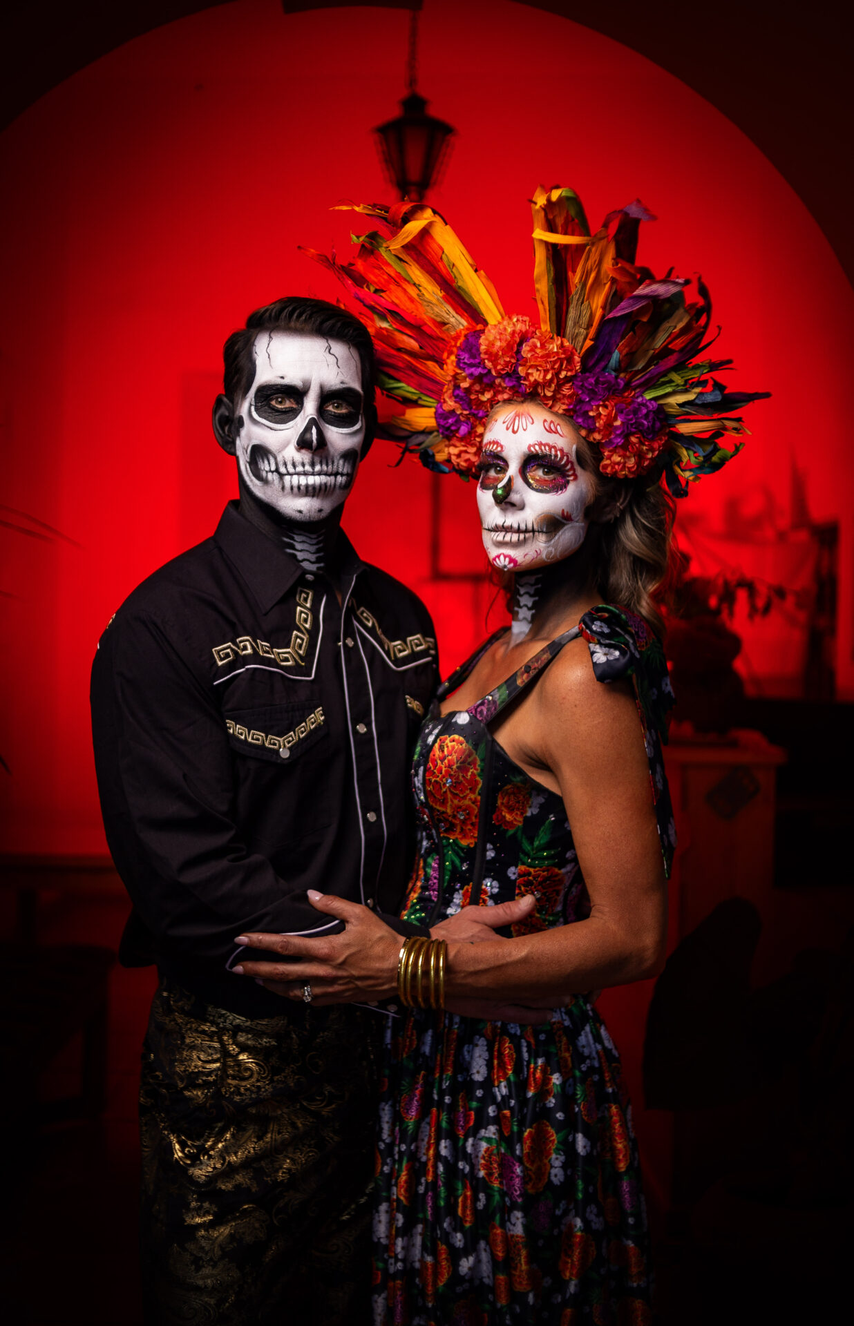 Traditional Catrina Makeup 1